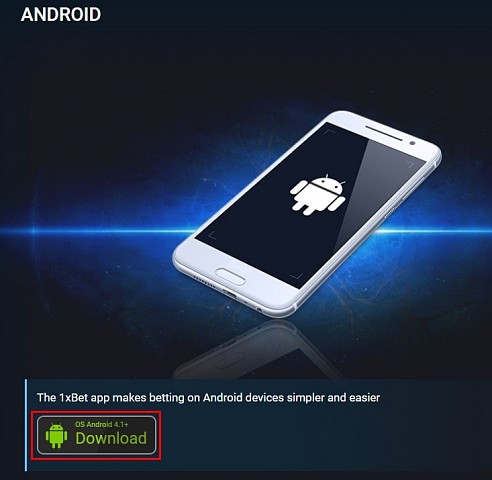 1xbet android app